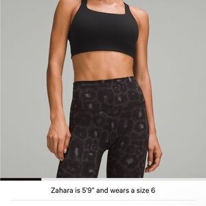 Ultralu Square-Neck Workout Bra D/DD cup